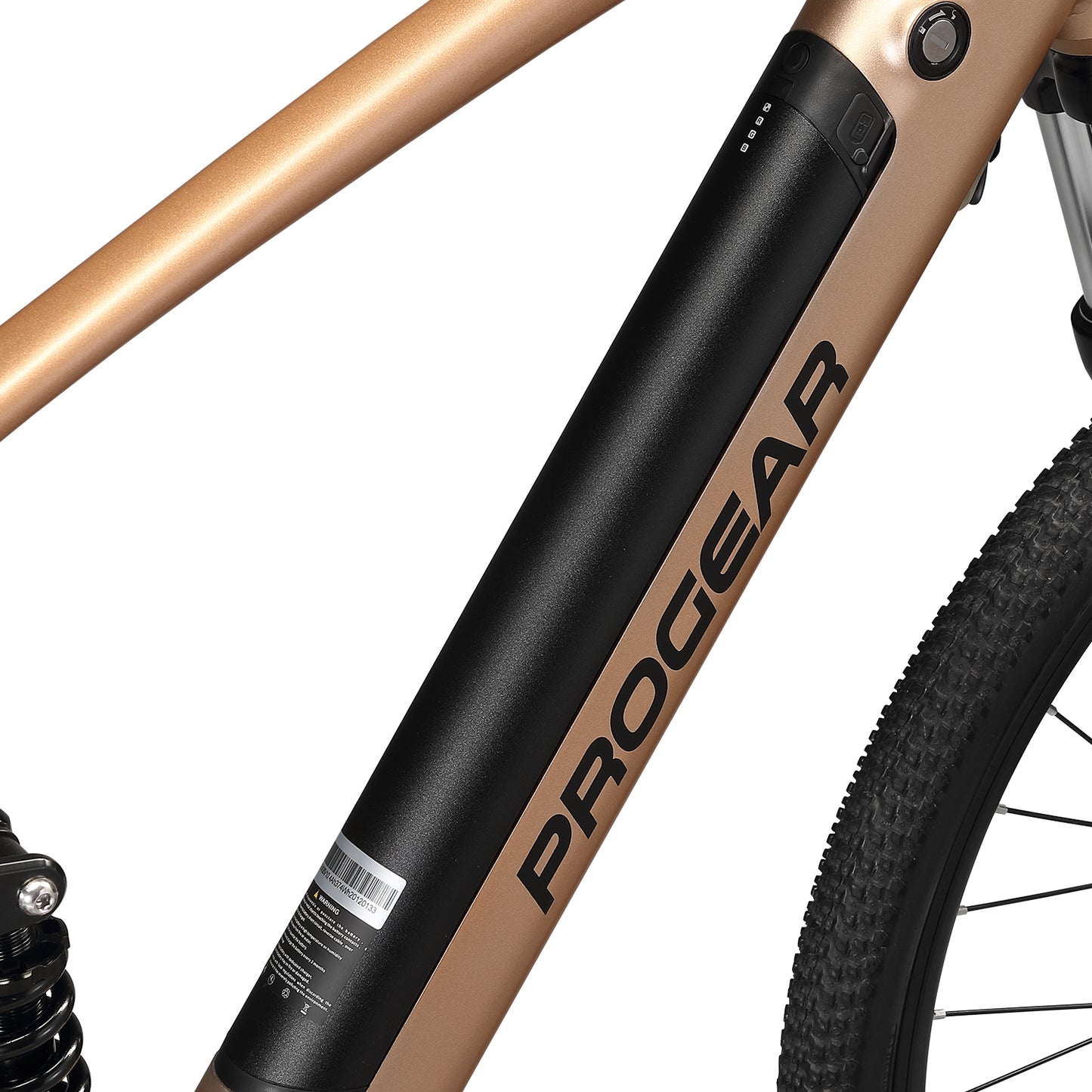 Progear Bikes E-Trail Dual Suspension E-Bike 27.5*18 in Sandstorm"-BicycleLab.com.au