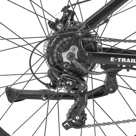 Progear Bikes E-Trail Dual Suspension E-Bike 27.5*18 in Sandstorm"