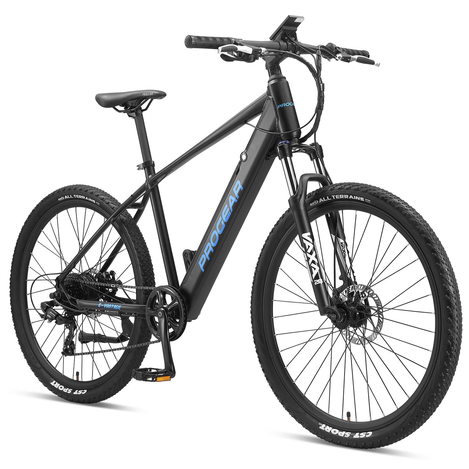 Progear Bikes E-Vantage MTB E-Bike 27.5*18 in Black Shadow"-BicycleLab.com.au