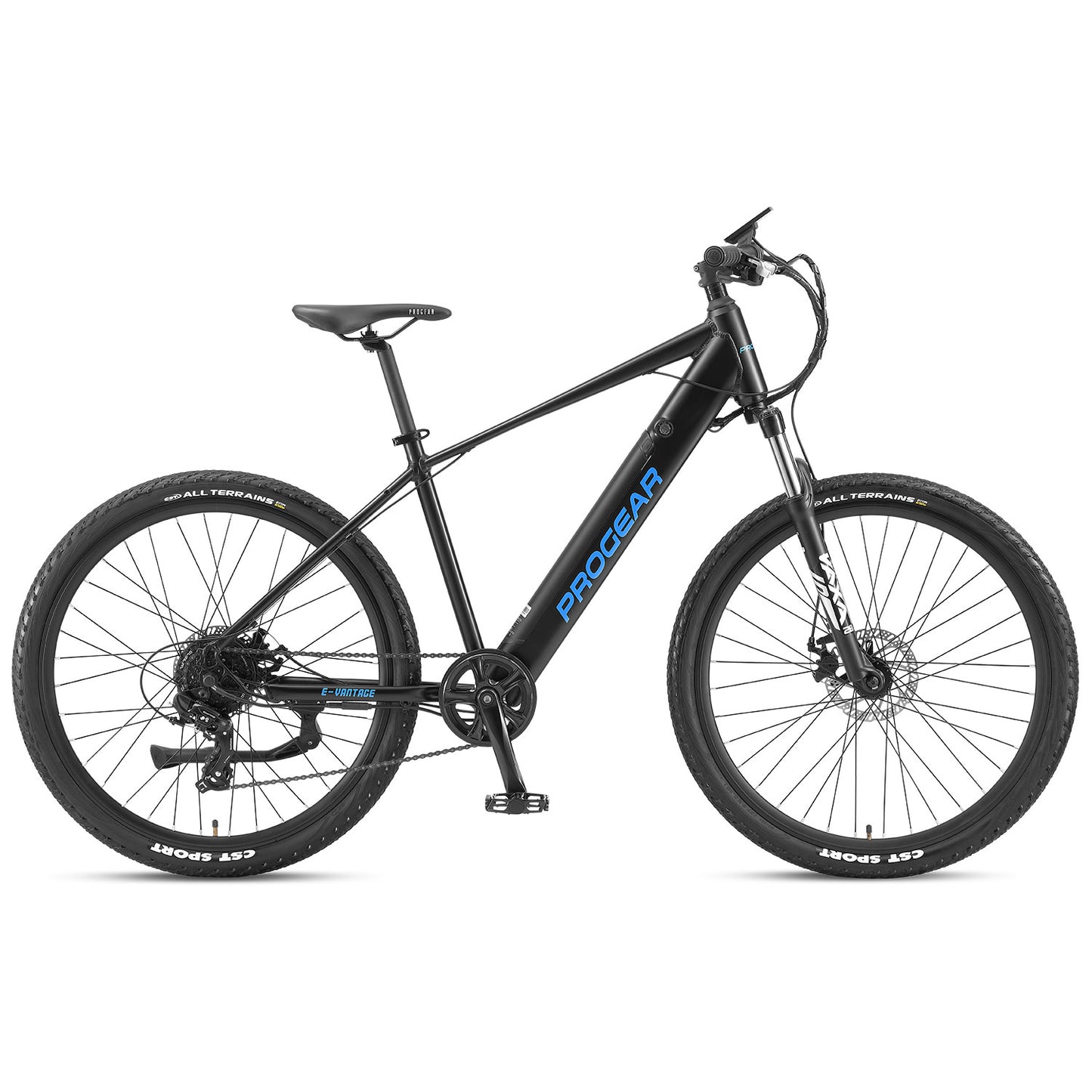 Progear Bikes E-Vantage MTB E-Bike 27.5*18 in Black Shadow"-BicycleLab.com.au