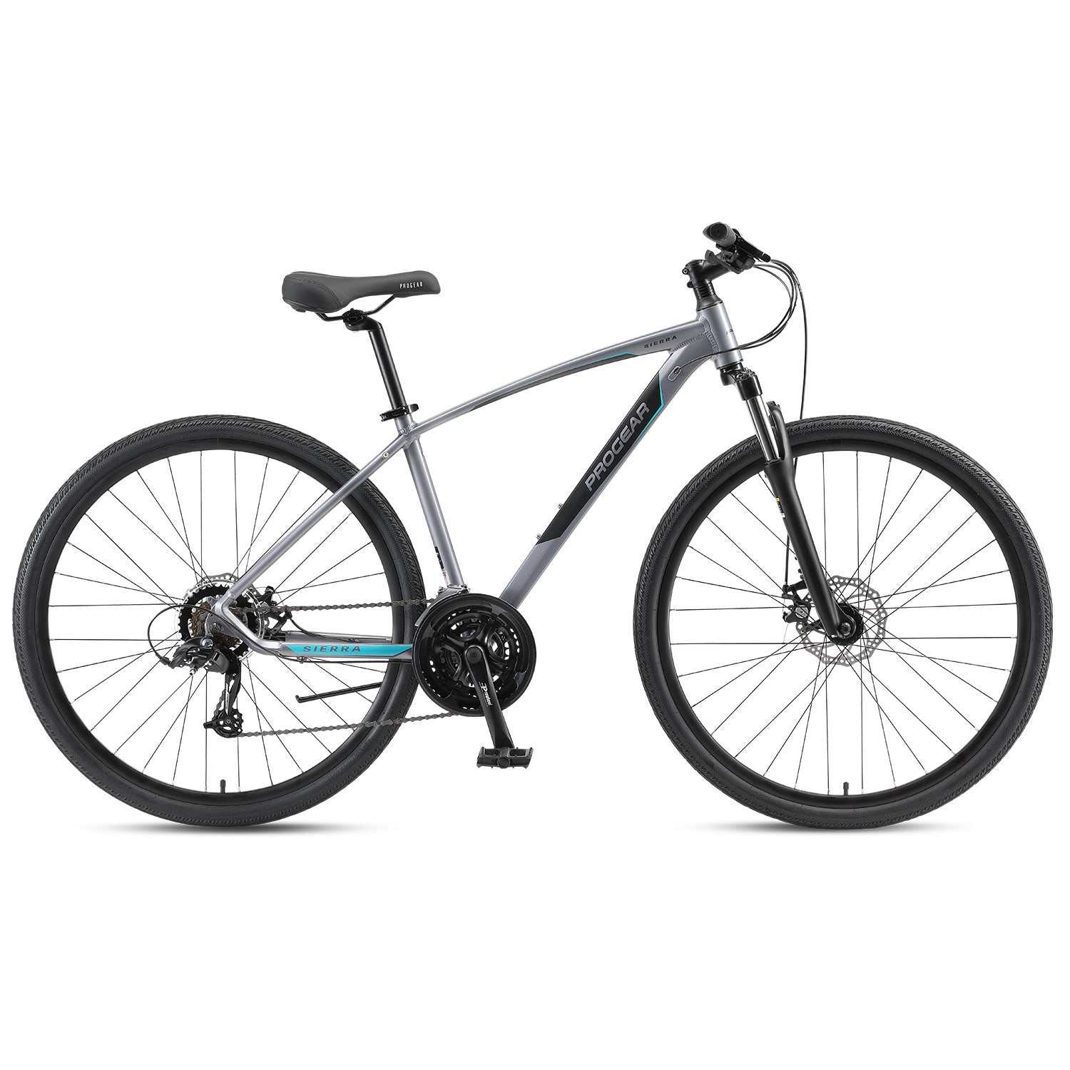 Lightweight Alloy 700C Hybrid Bike in Graphite