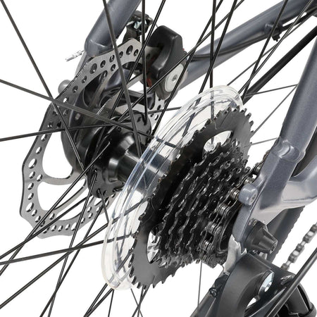 Lightweight Alloy 700C Hybrid Bike in Graphite