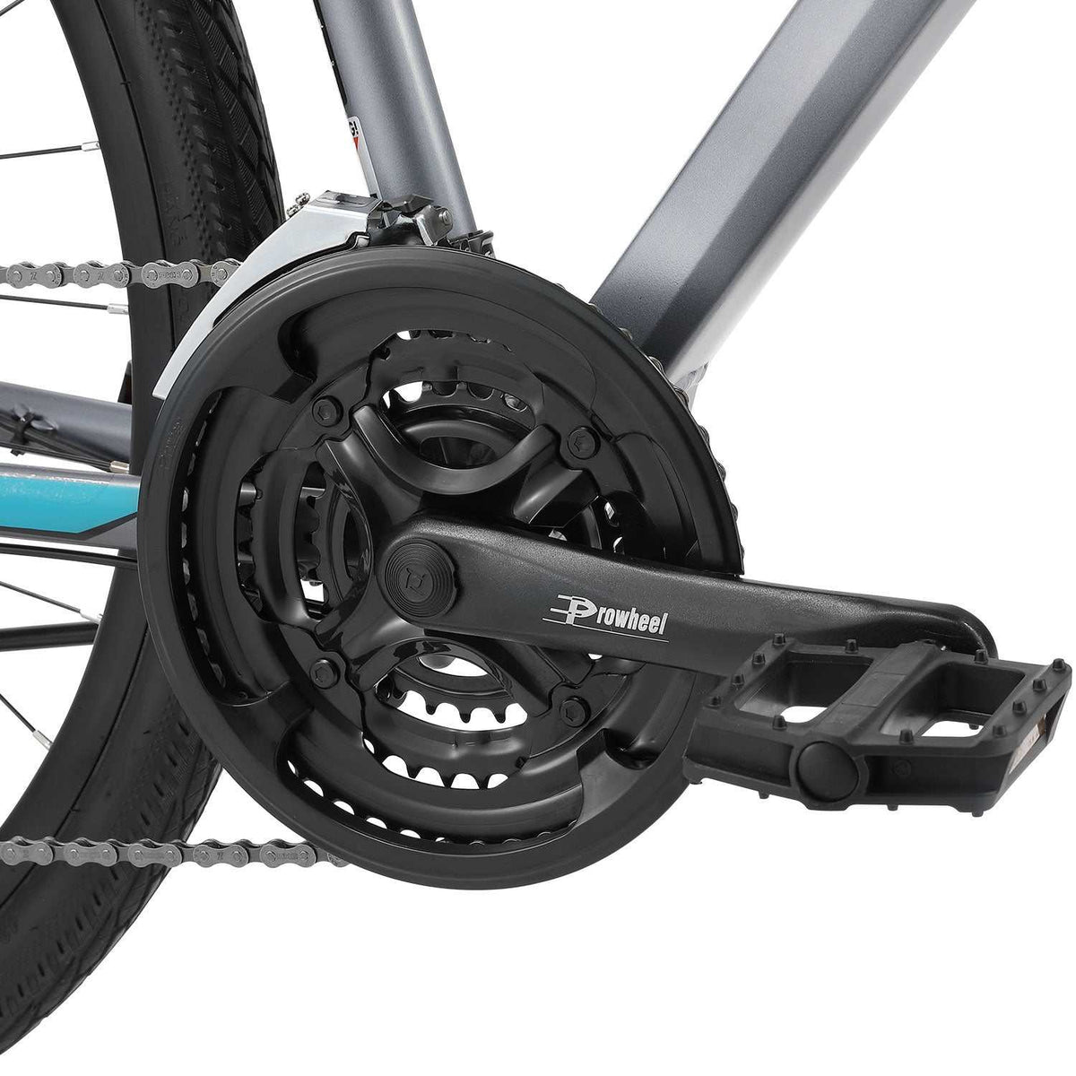 Lightweight Alloy 700C Hybrid Bike in Graphite