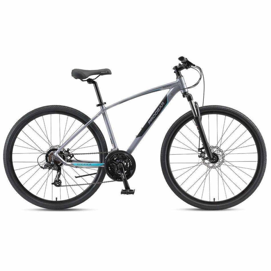 700C Lightweight Hybrid Bike with 21 Speed | Graphite
