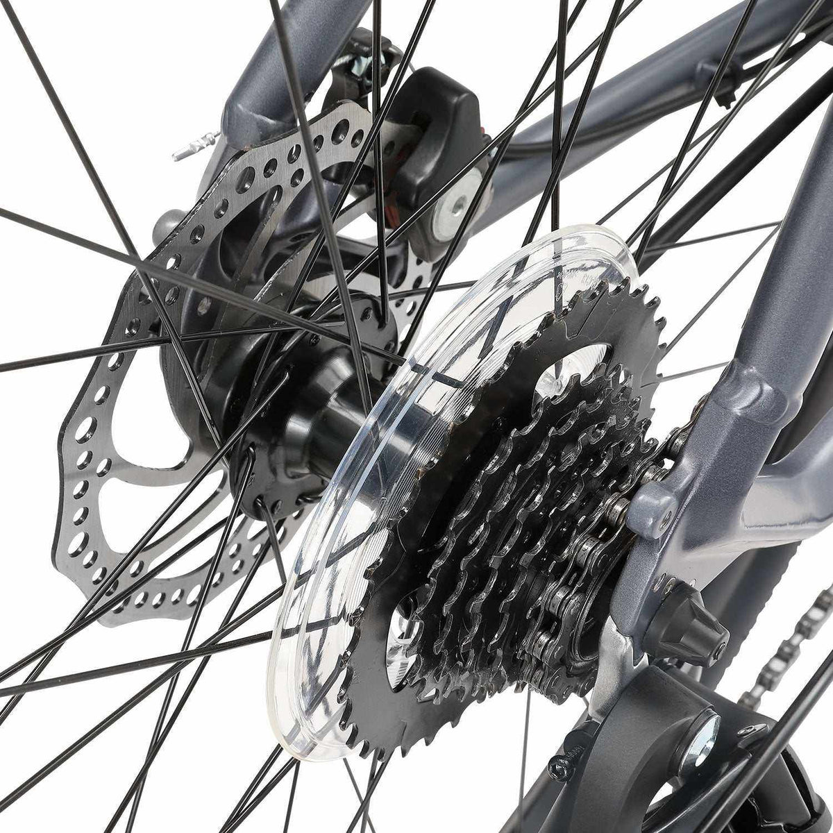 700C Lightweight Hybrid Bike with 21 Speed | Graphite
