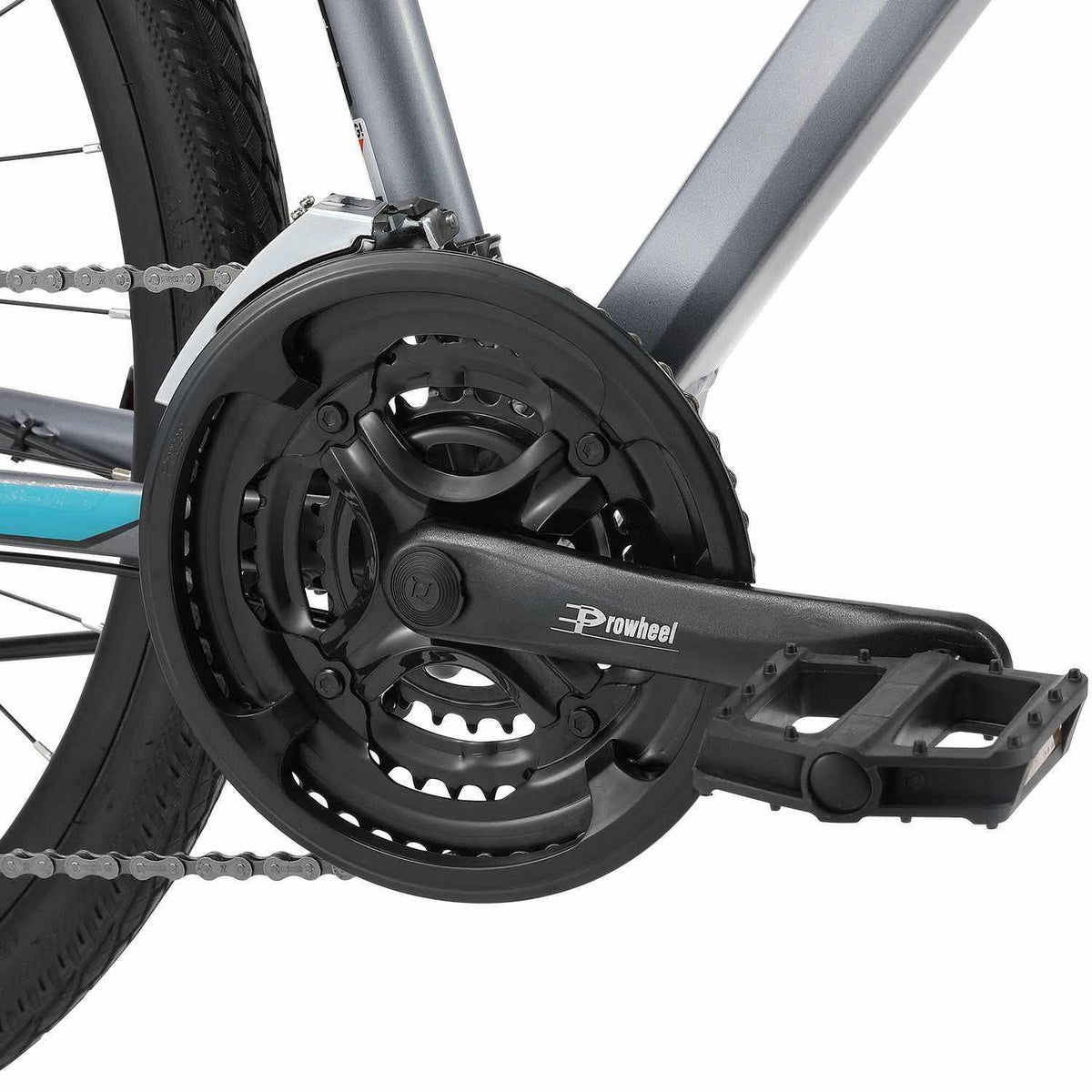 700C Lightweight Hybrid Bike with 21 Speed | Graphite