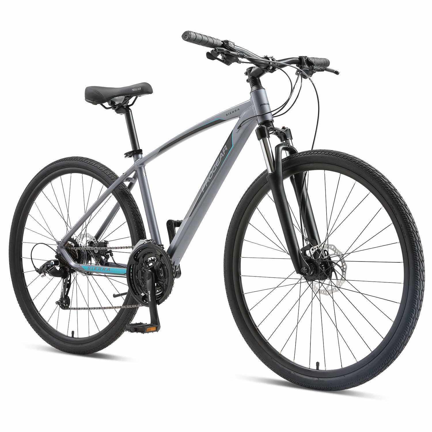 700C Mens Hybrid Bike in Graphite