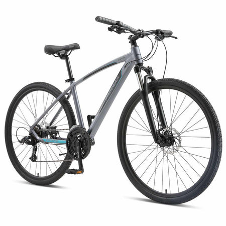 700C Mens Hybrid Bike in Graphite