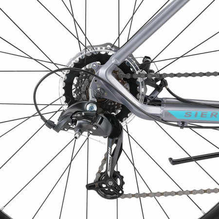 700C Mens Hybrid Bike in Graphite