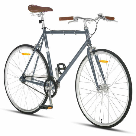 700C Fixed Gear Bike | Asphalt Grey