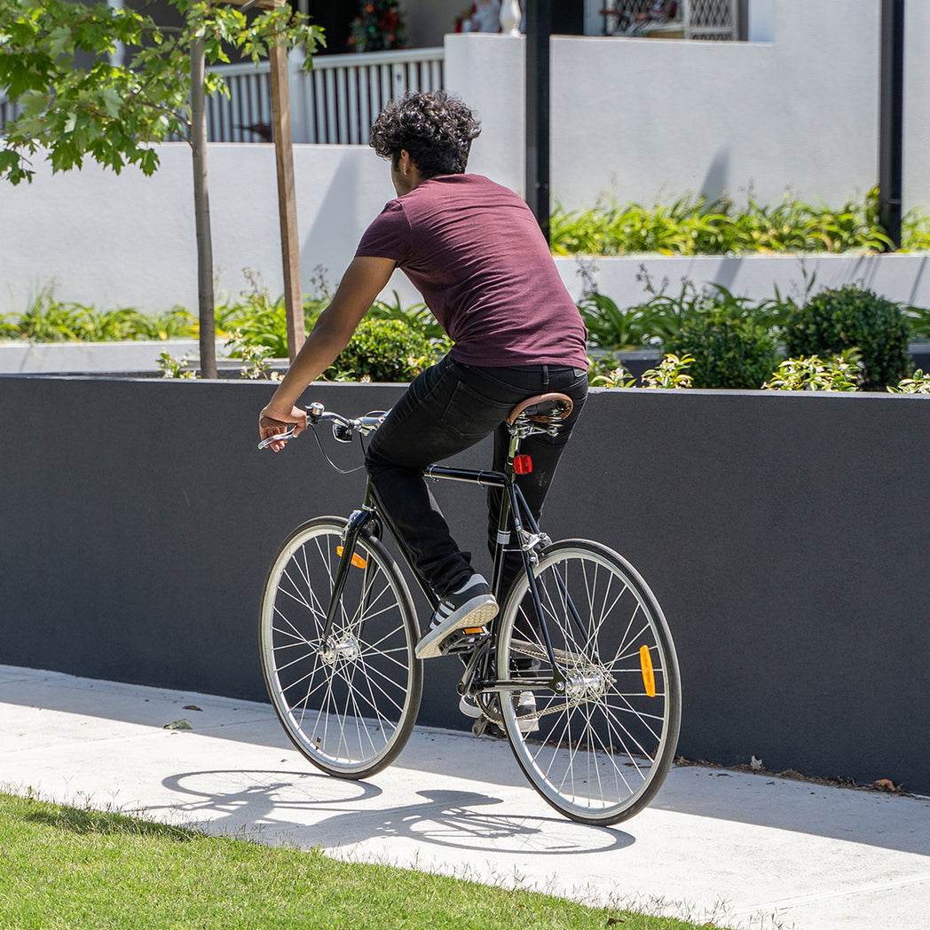 700C Fixed Gear Bike | Asphalt Grey