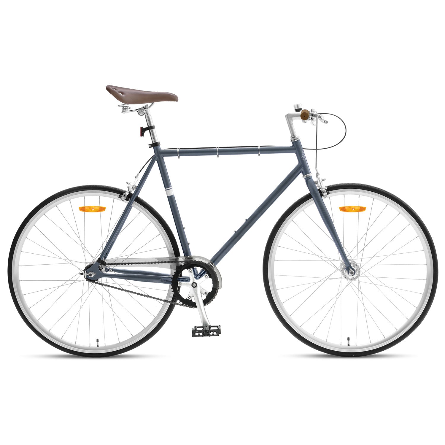 Progear Bikes Fixie 700c*53cm in Asphalt Grey-BicycleLab.com.au