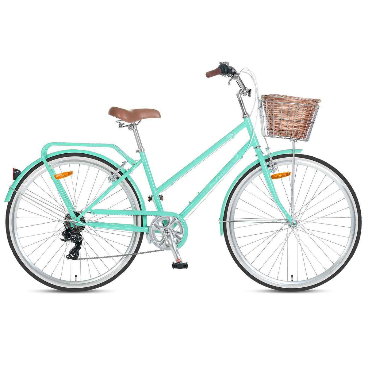 700C Steel Retro Ladies Bike with 7 Speed | Mint