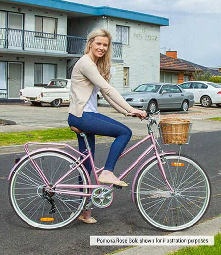 700C Steel Retro Ladies Bike with 7 Speed | Mint