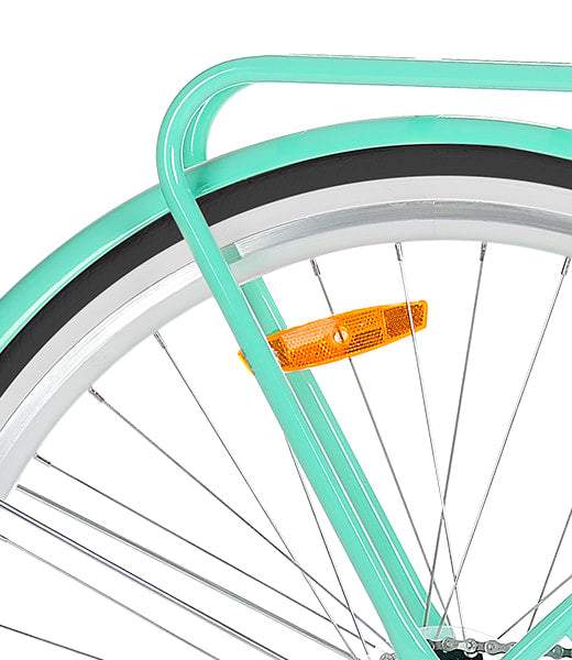 700C Womens Vintage Bike with Basket | Mint