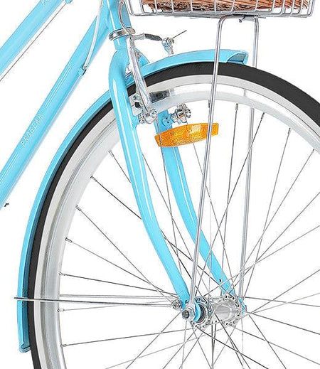 700C Ladies Retro Steel Road Bike | Blue