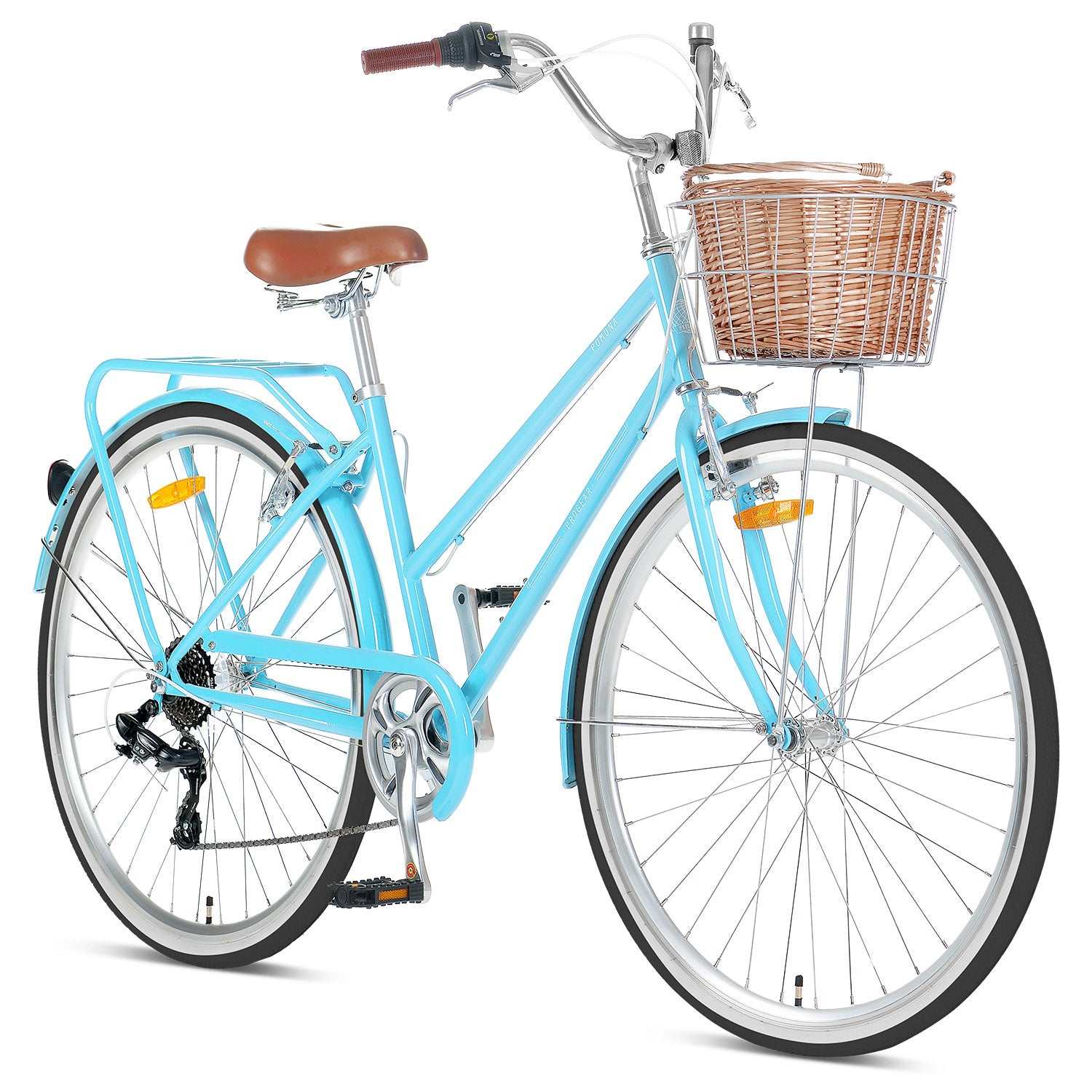 700C Ladies Steel Classic Retro Bike | Blue