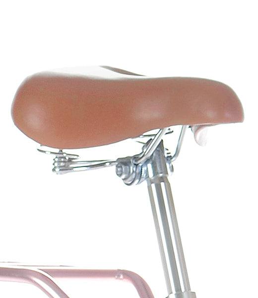 700C Womens Retro Bike with basket | Rose Gold