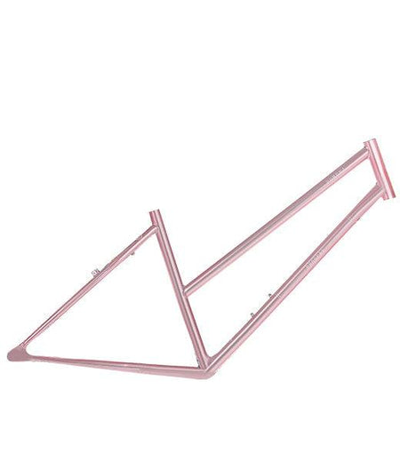 700C Vintage Ladies Bike with Basket with 7 Speed | Rose Gold