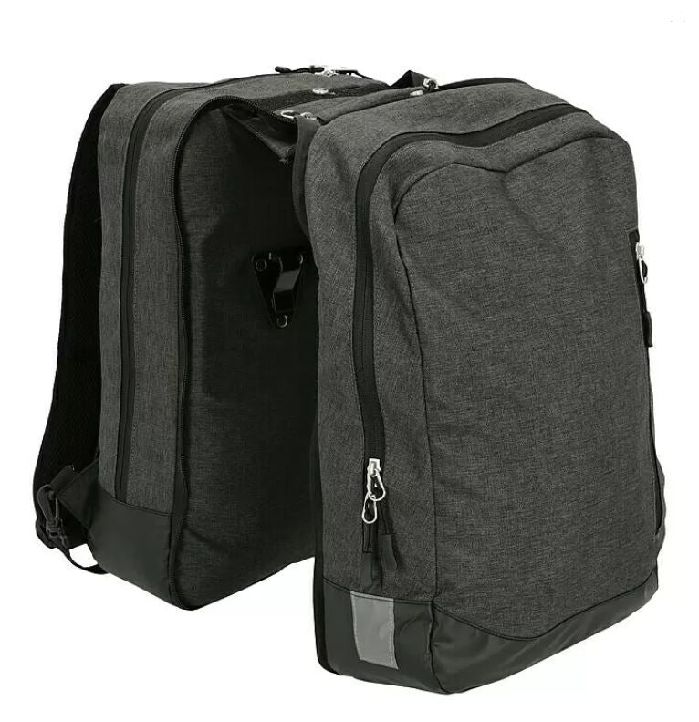 2 in 1 Backpack and Double Pannier Bag - 25L-BicycleLab.com.au