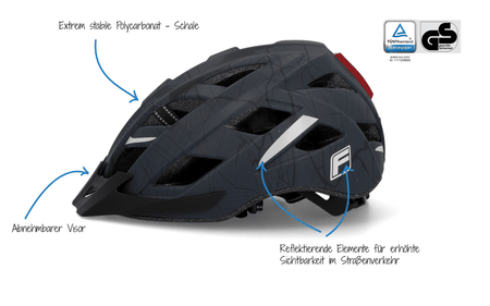Lightweight Bicycle Helmet | Matte Anthracite
