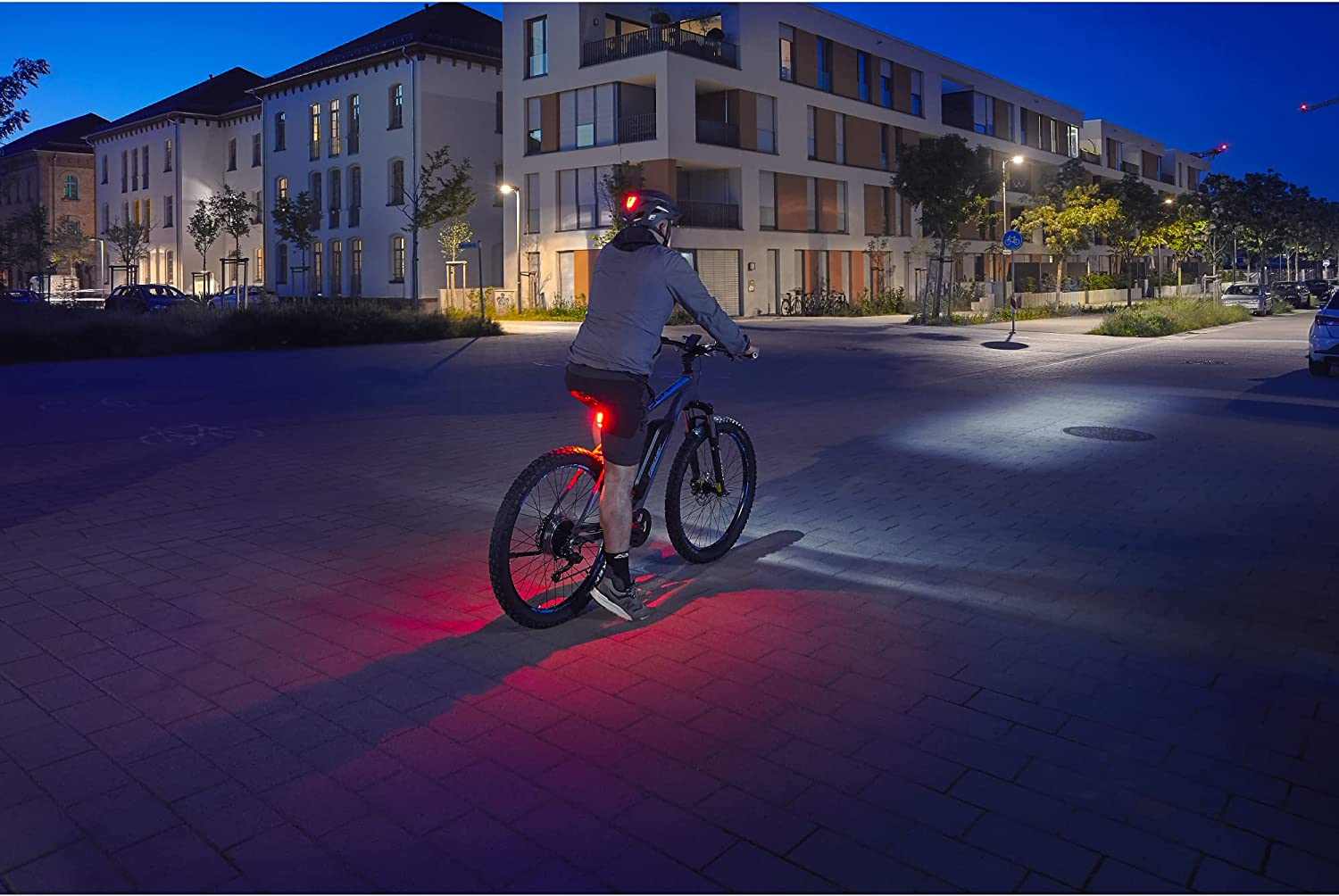 FischerBicycle Rear Light with 360 Floor Light for More Visibility and