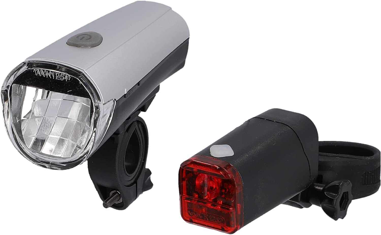 LED Bicycle Headlight + Rearlight Set