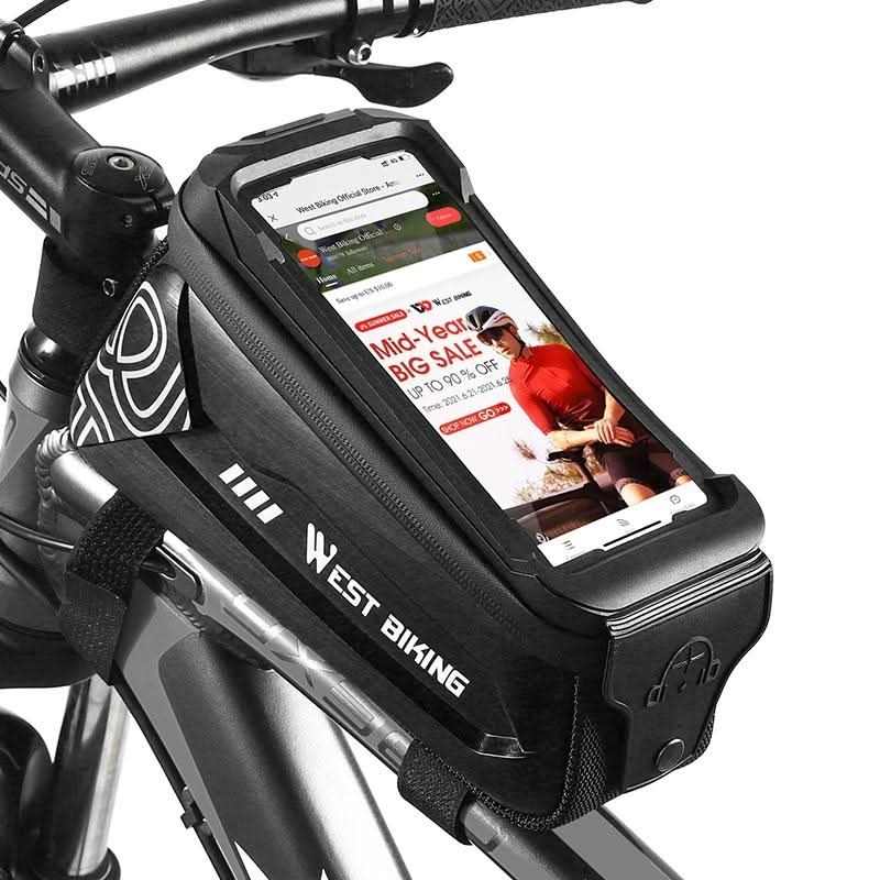 2.5L Hard Shell Bike Phone Bag - Black – BiCycle Lab
