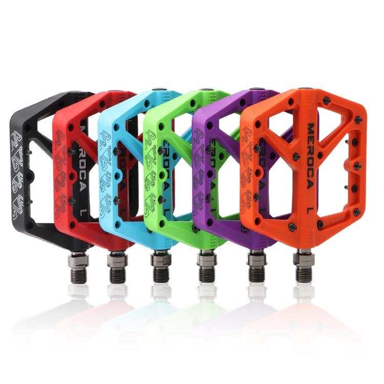 Lightweight Nylon Mountain Bike Pedal - Purple