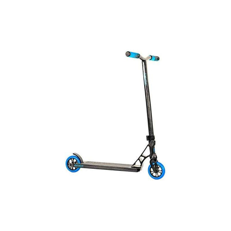 Black Metallic Grit Elite XM stunt scooter with alloy fork and double multispoke wheels