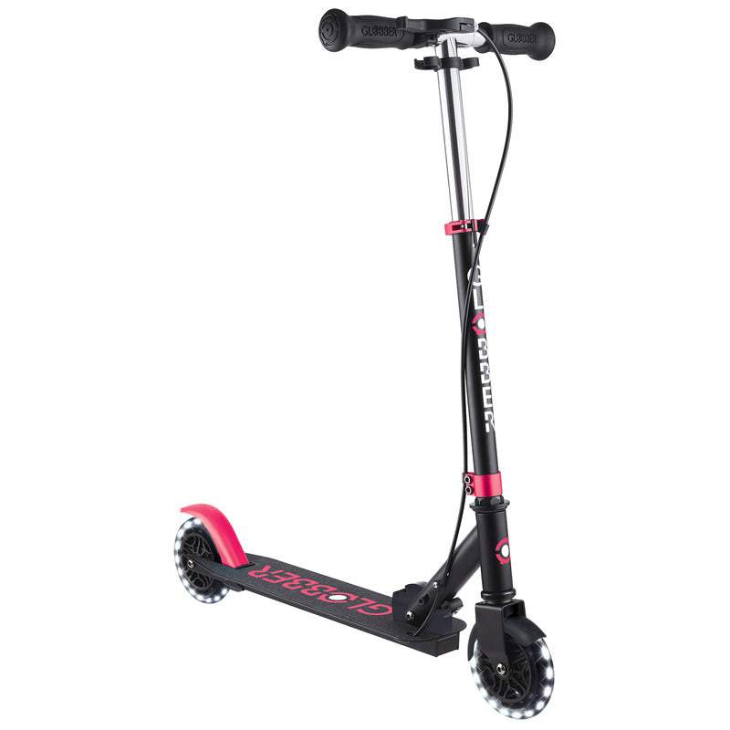 Globber Flow Element Junior Lights - Black/Pink