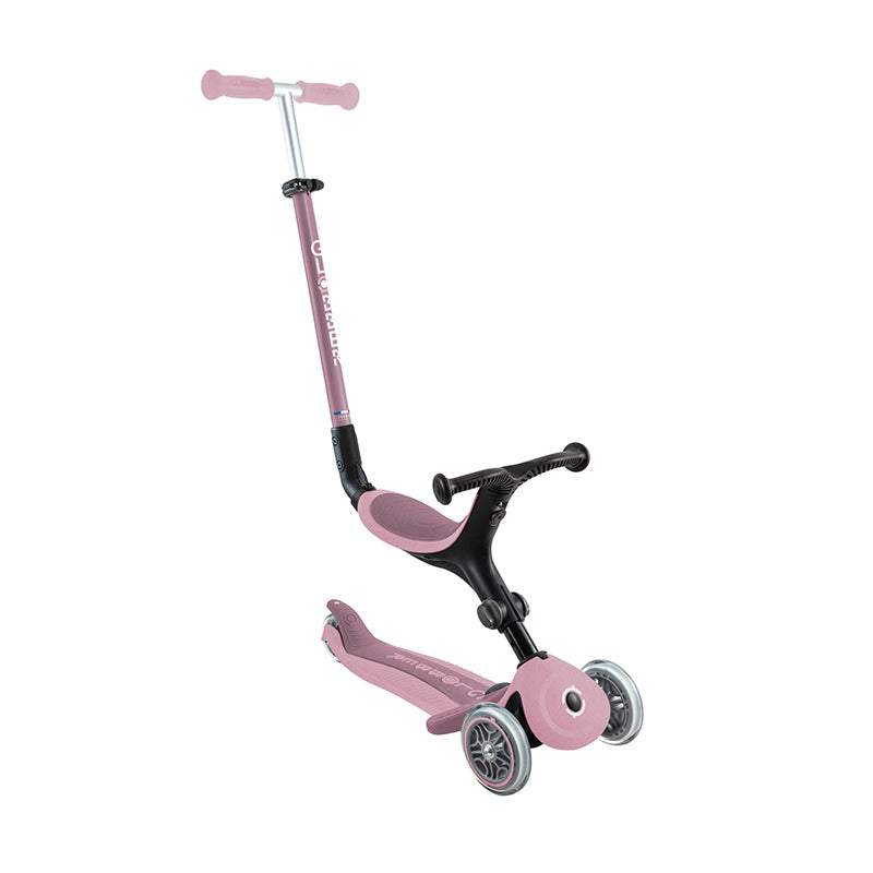 Globber GO UP ACTIVE ECOLOGIC Berry eco-friendly adjustable kids scooter and ride-on bike