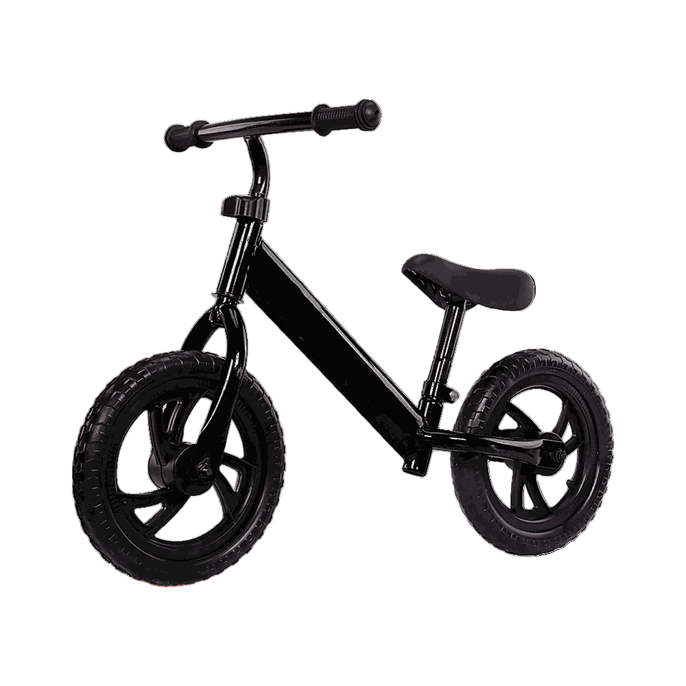 Kids Lightweight Balance Push Bike | Black