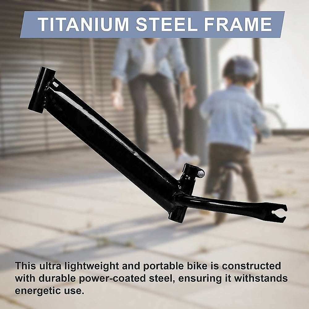 Kids Lightweight Balance Push Bike | Black