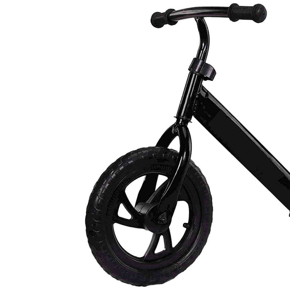 Kids Lightweight Balance Push Bike | Black