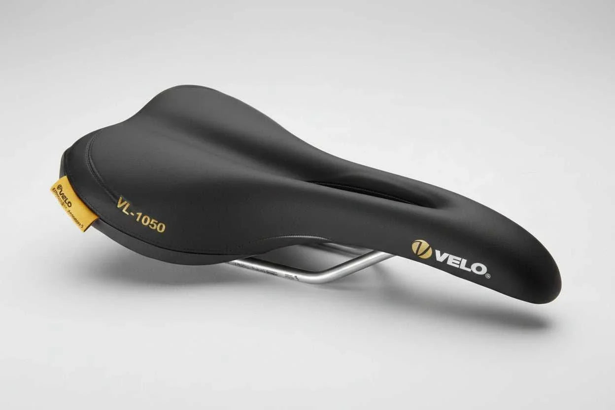 Velo Plush Aero Super Comfort Road Saddle 264x140 with premium padding and lightweight design for long rides