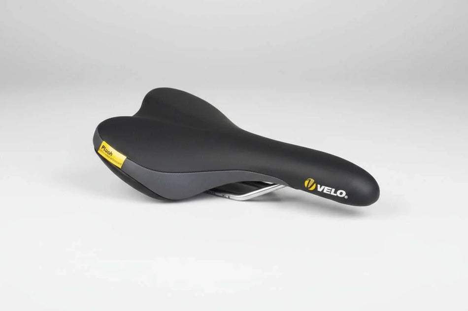 Velo Plush Mo extra comfort sport saddle for MTB and road bikes, 271x149mm, lightweight and plush cushioning
