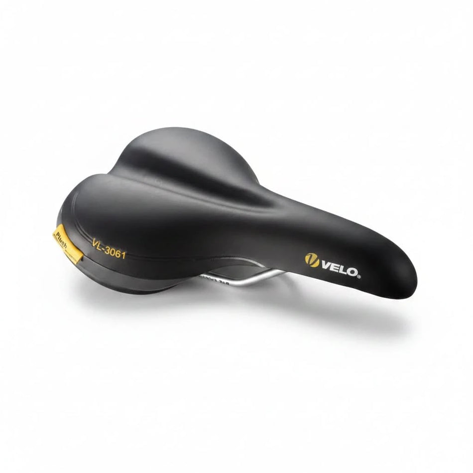 Velo Plush 269mm x 163mm Double Density Comfort Saddle