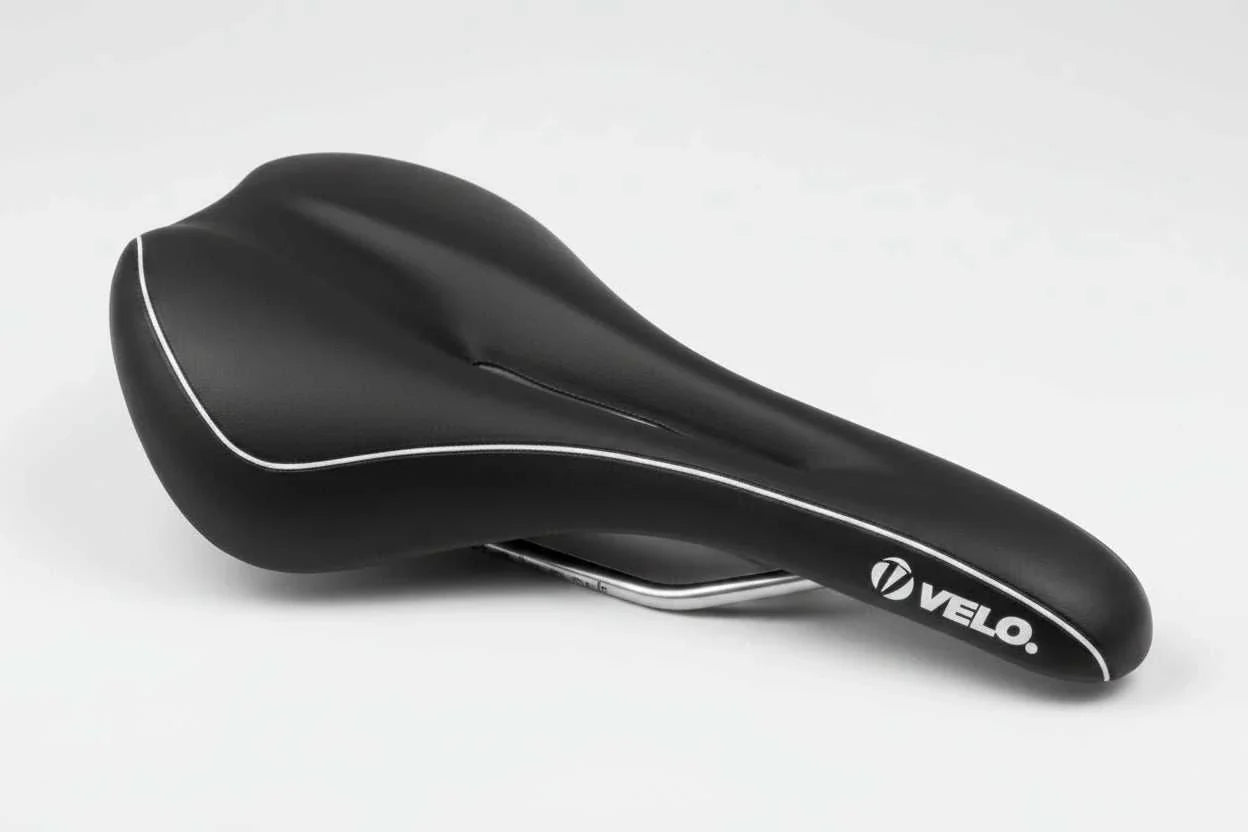 Saddle Velo Voam Osprey V-shape MTB gel padding with cut-out 267x142mm