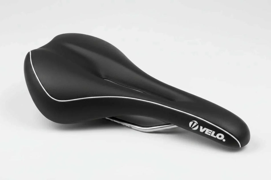 Saddle Velo Voam Osprey V-shape MTB gel padding with cut-out 267x142mm