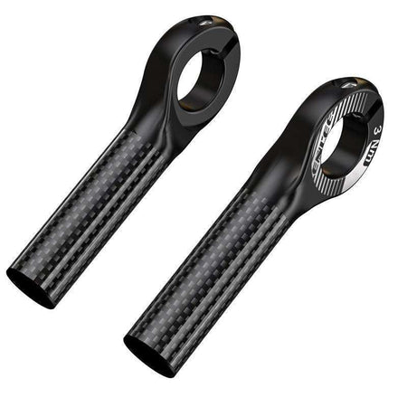 Ultralight ergonomic carbon fiber bicycle bar ends for improved cycling comfort and control