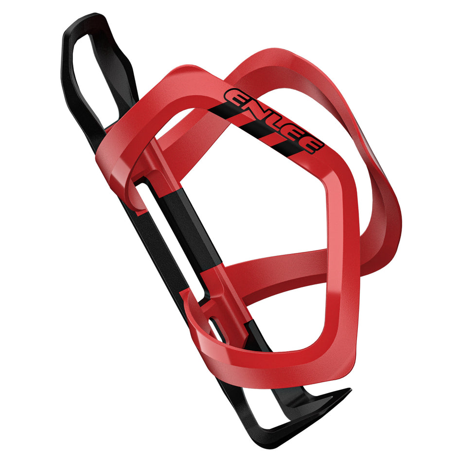Red Ultra Lightweight Road & Mountain Bike Water Bottle Cage - 39g Polycarbonate + Glass Fiber, Fits Most Bottles