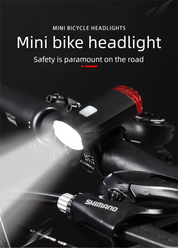 Compact Dual-Colour Safety Bike Light | Weatherproof 150-Lumen Hybrid Headlight