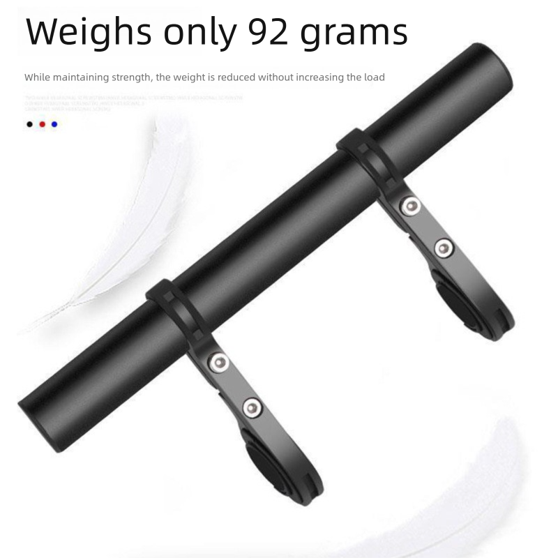 Blue 30cm Aluminum Bicycle Handlebar Extension Bracket – Multi-Functional Mount for Bike Accessories