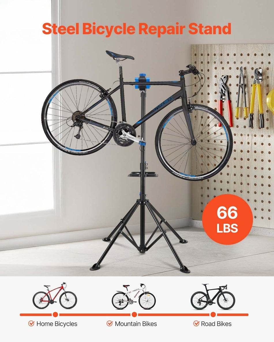 4 Leg Adjustable Bicycle Repair Stand | 29.9kg Capacity