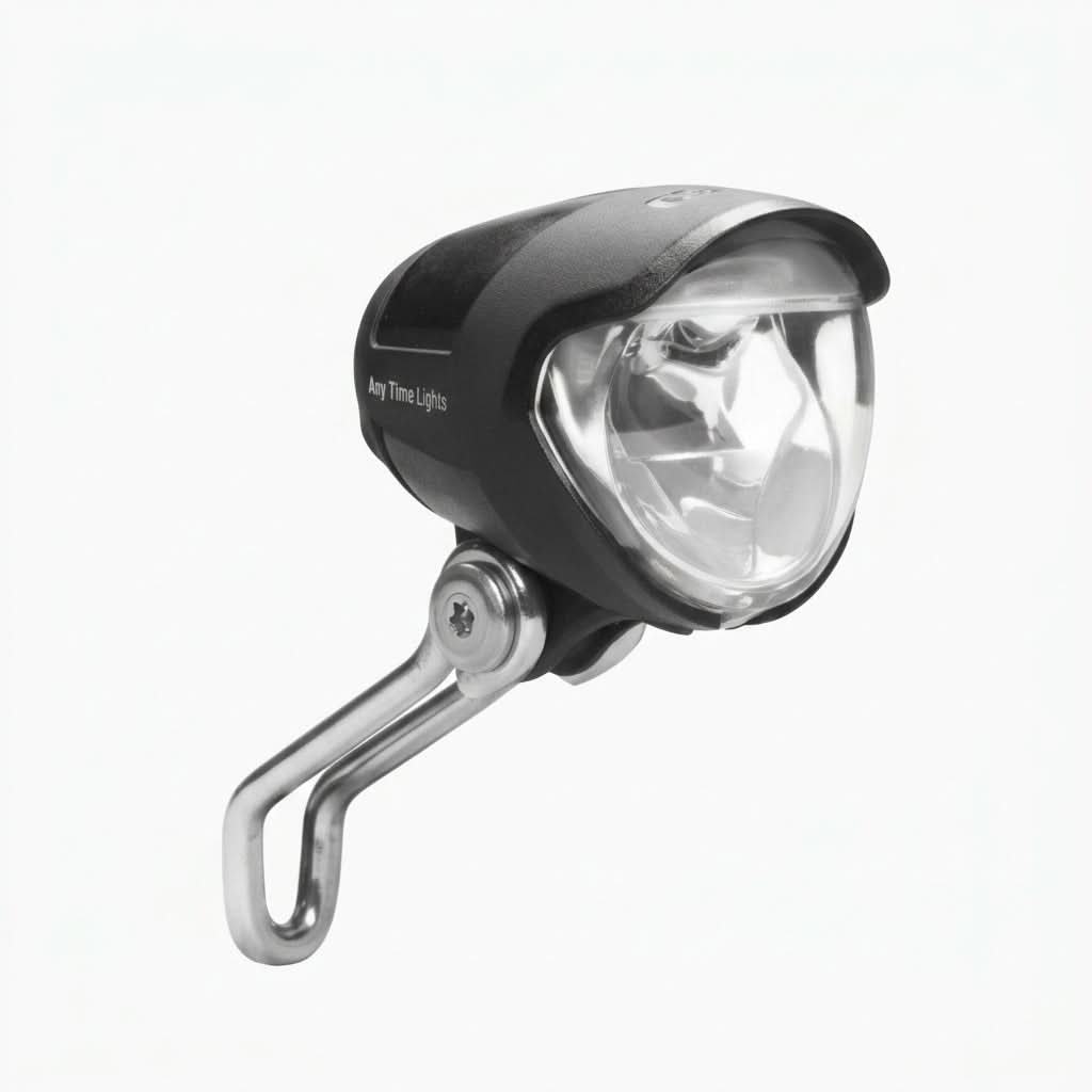 E-bike Front LED Light — Studio - Clean | Generated by Modelize