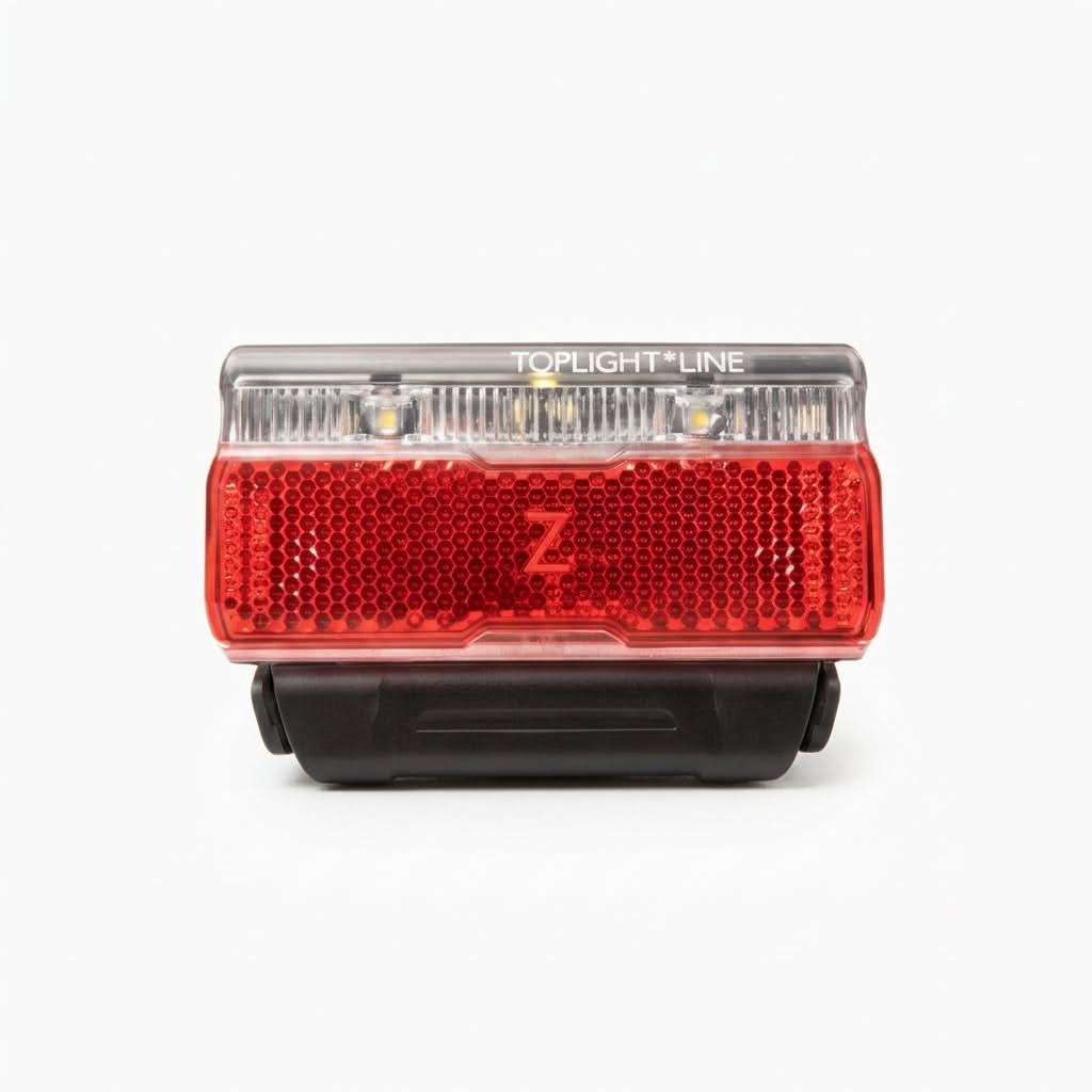 Bicycle rear rack-mounted light — Studio - Clean | Generated by Modelize