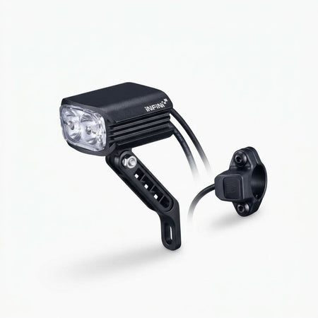 E-bike front LED light — Studio - Clean | Generated by Modelize