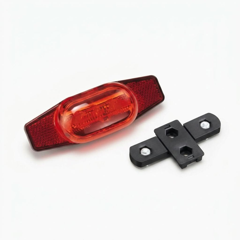 Bicycle rear safety light with mounting bracket — Studio - Clean | Generated by Modelize