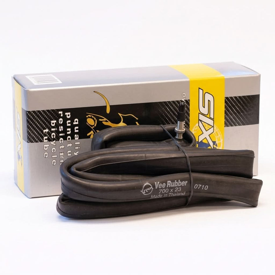Bicycle inner tube with packaging — Studio - Clean | Generated by Modelize